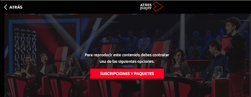 How to Watch Atresplayer outside spain - Error