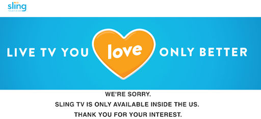 Sling TV- Error Message