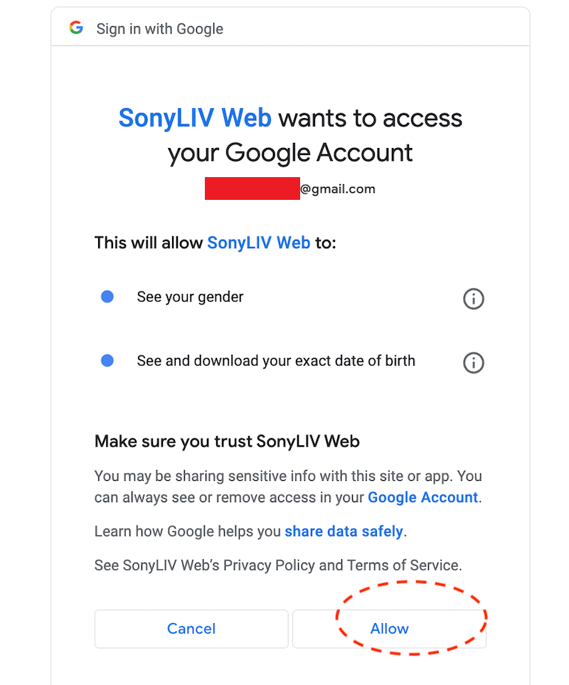 create-sonyliv-account-with-gmail-account-in-the-USA