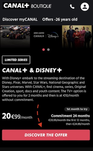 how to sign up for Canal+ - 2