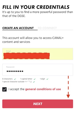 how to sign up for Canal+ - 5