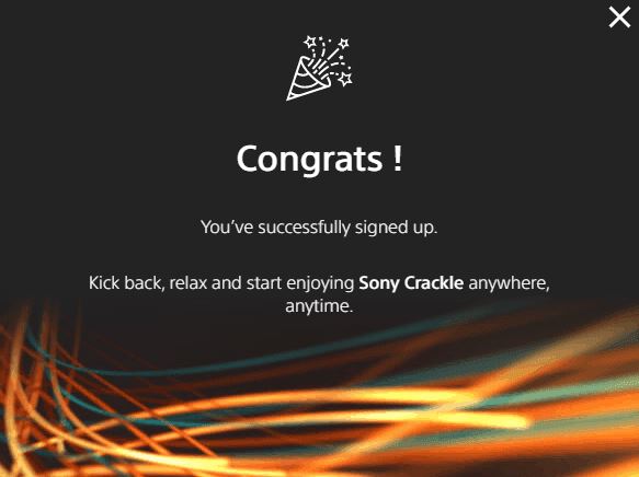 crackle-tv-creating-an-account