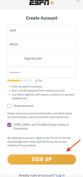 signup-for-espn-plus-step-2
