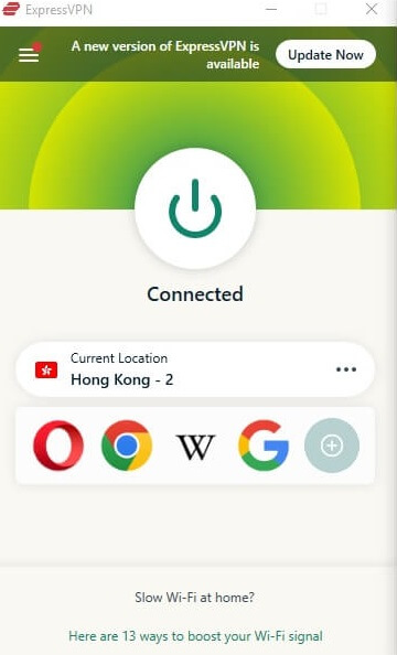 ExpressVPN Hong Kong server