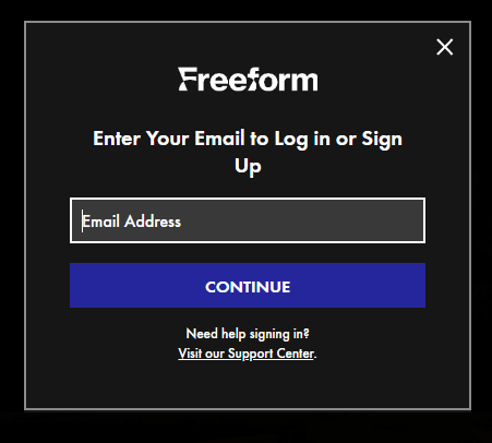enter-email-address-on-freeform-and-click-continue