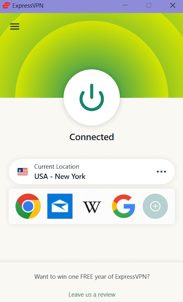 US server of ExpressVPN