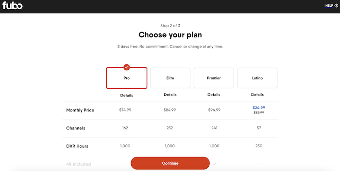 fubotv subscription plans