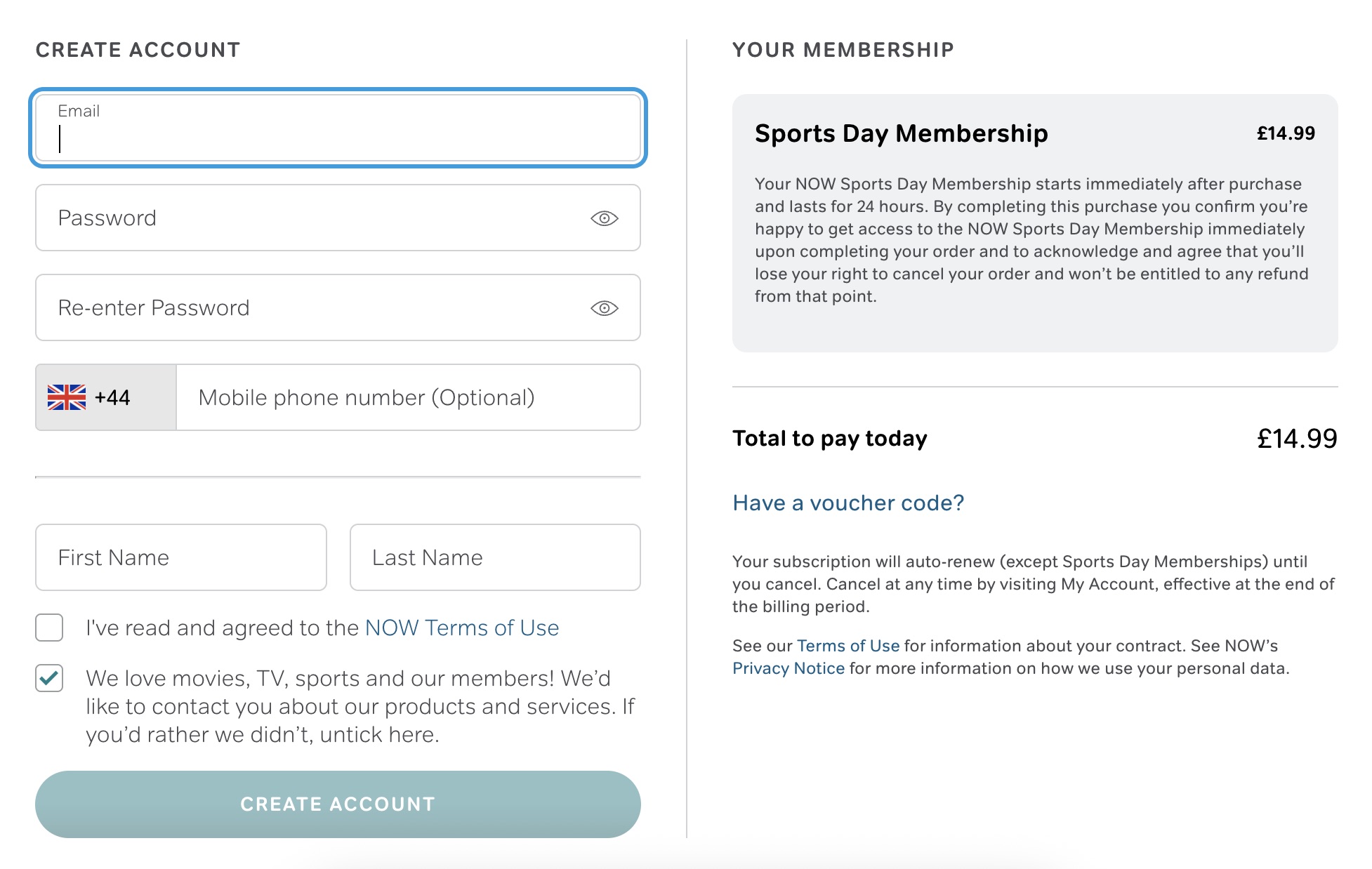 register for nowtv in usa